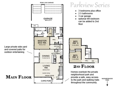 The Meadowlark a new home floor plan by Copper Creek Builders in Grand Junction