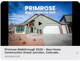 Primrose Walkthrough 2020 - New Home Construction Grand Junction, Colorado.