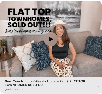 Weekly Update Feb 9 FLAT TOP TOWNHOMES SOLD OUT - New Home Construction In. Grand Junction