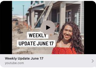 Weekly Update June 17, 2021 New Home Construction in Grand Junction
