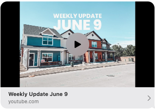Weekly Update June 9 - New Home Construction In Grand Junction.