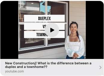 what is the difference between a duplex and townhome 8-26-21